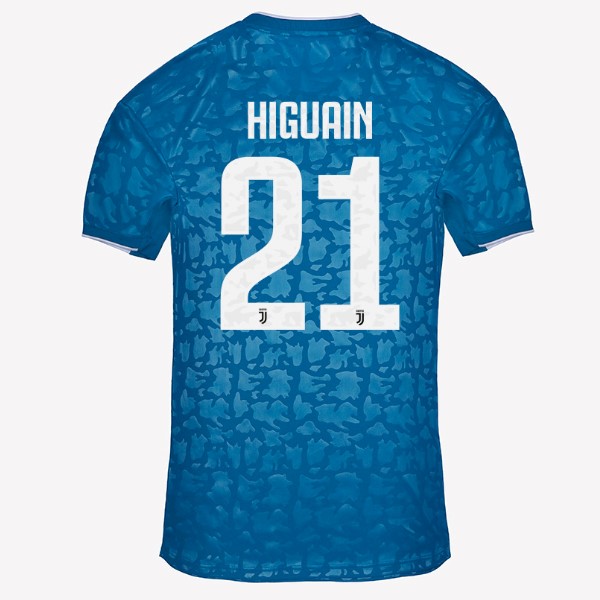 Camiseta Juventus NO.21 Higuain 3ª 2019/20 Azul